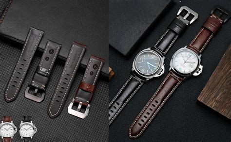 uhrenarmbänder leder für panerai|Leder Uhrenarmbänder für Panerai .